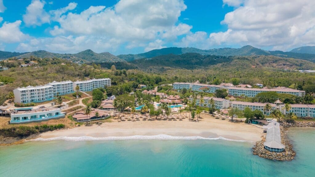 aerial photo of Secrets St. Lucia Resort & Spa