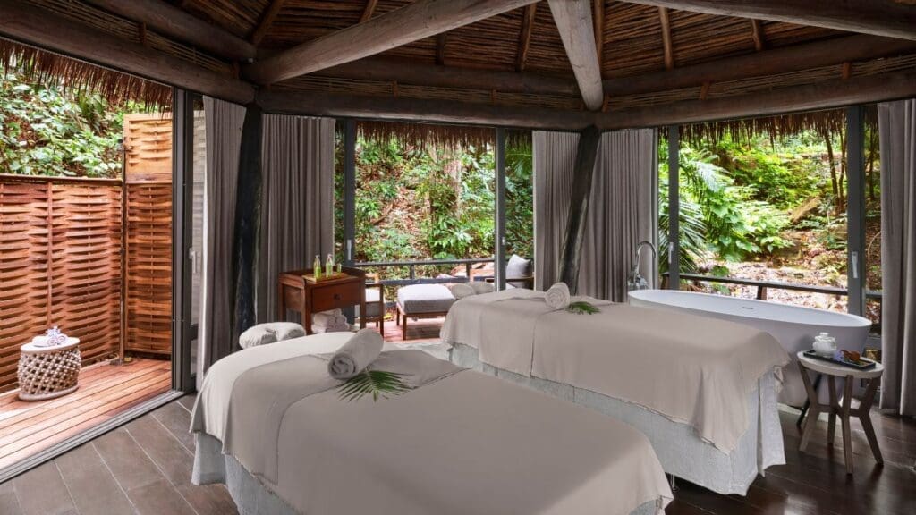 photo of spa at Sugar Beach in St Lucia