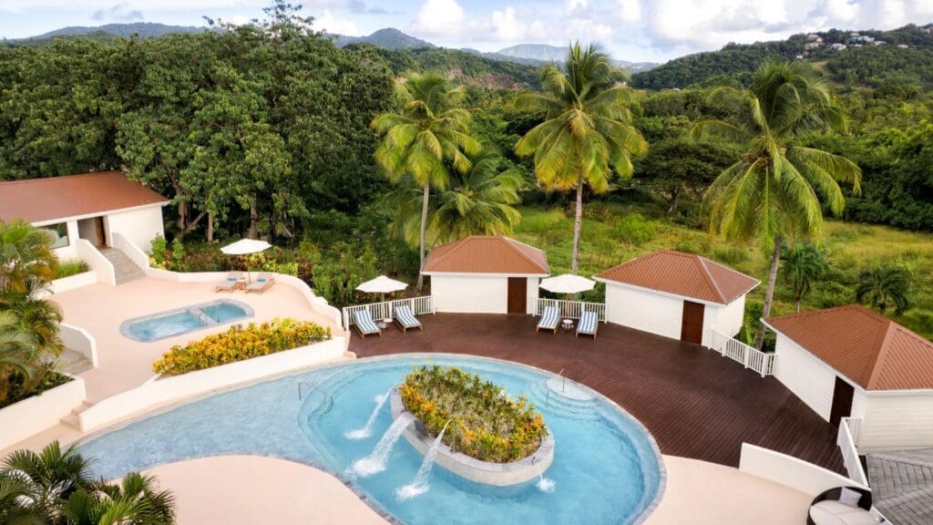 photo of pool area at Secrets St. Lucia Resort and Spa