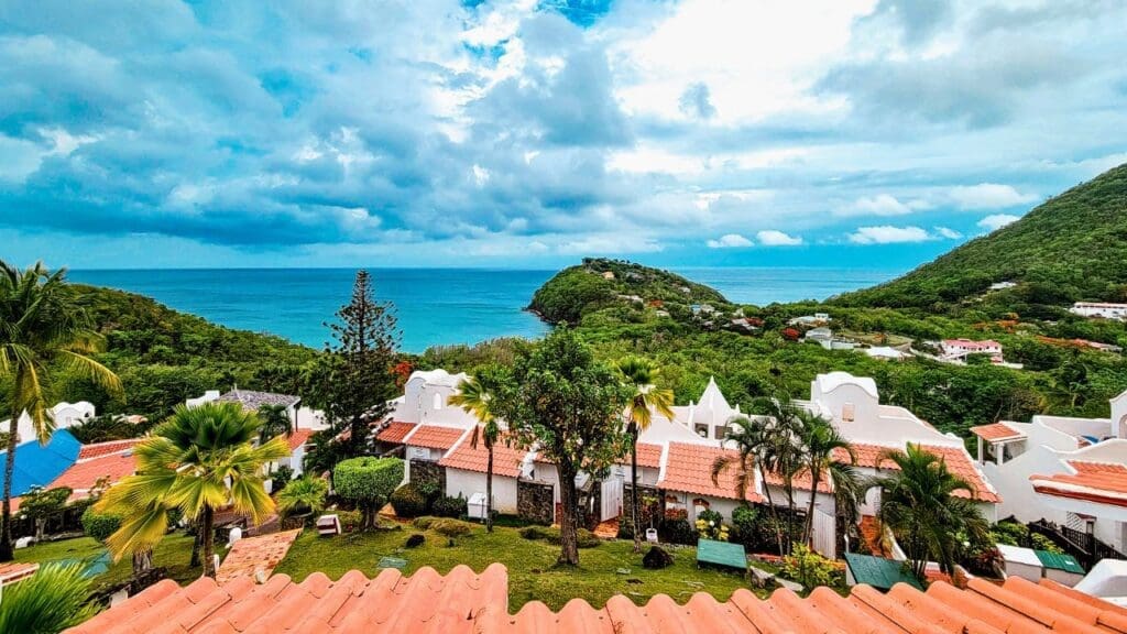 photo of views from villa at Windjammer Landing in St. Lucia