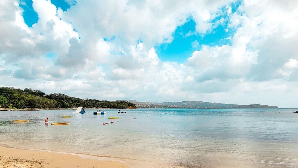 photo of beach at Windjammer Landing in St. Lucia