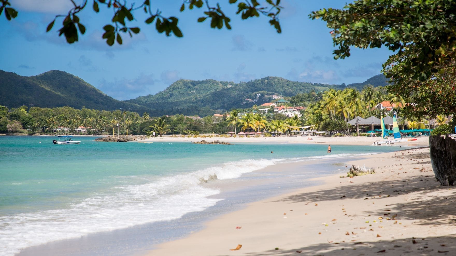 photo of beach at St. Lucia