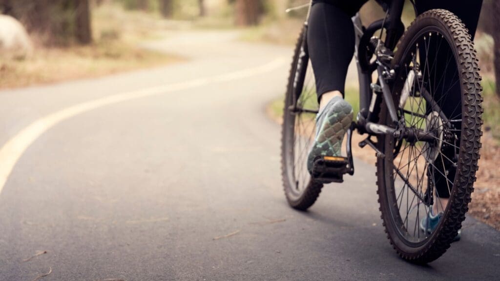 photo of e-bike on the road