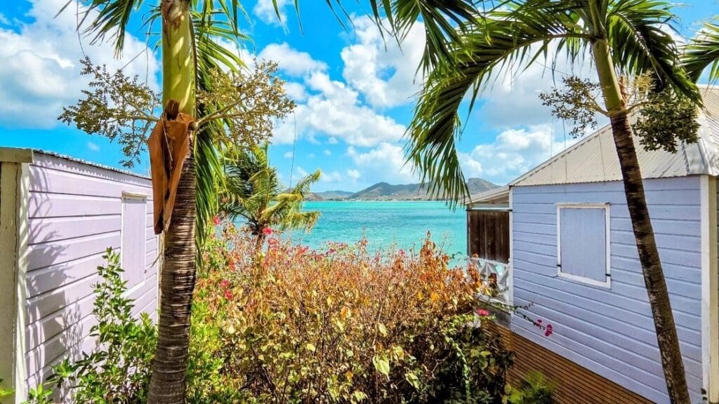 photo of views in between Cocobay Resort cottages
