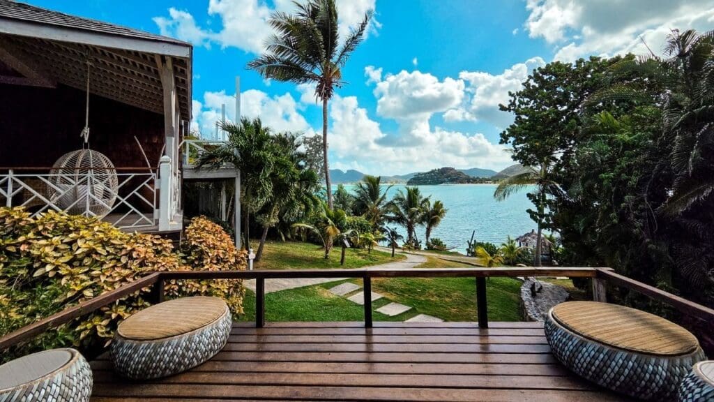 photo of view from the lobby at Cocobay Resort