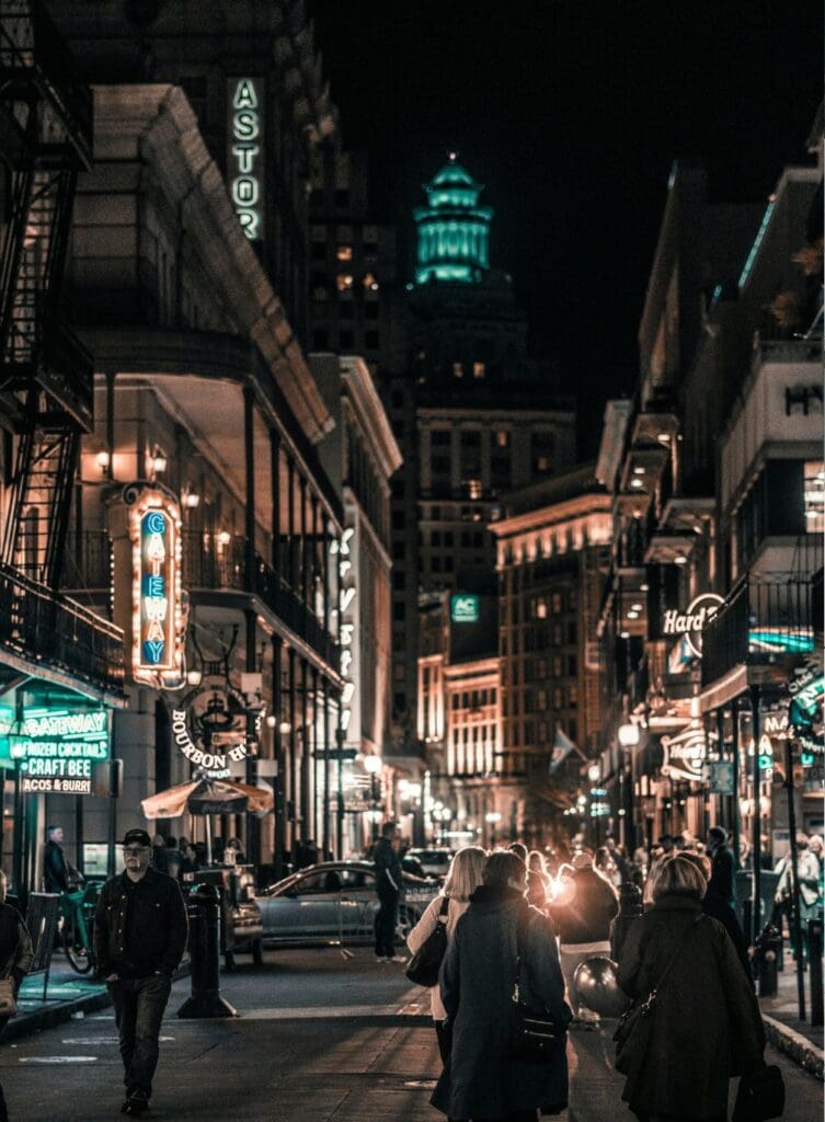 photo of Bourbon Street in New Orleans