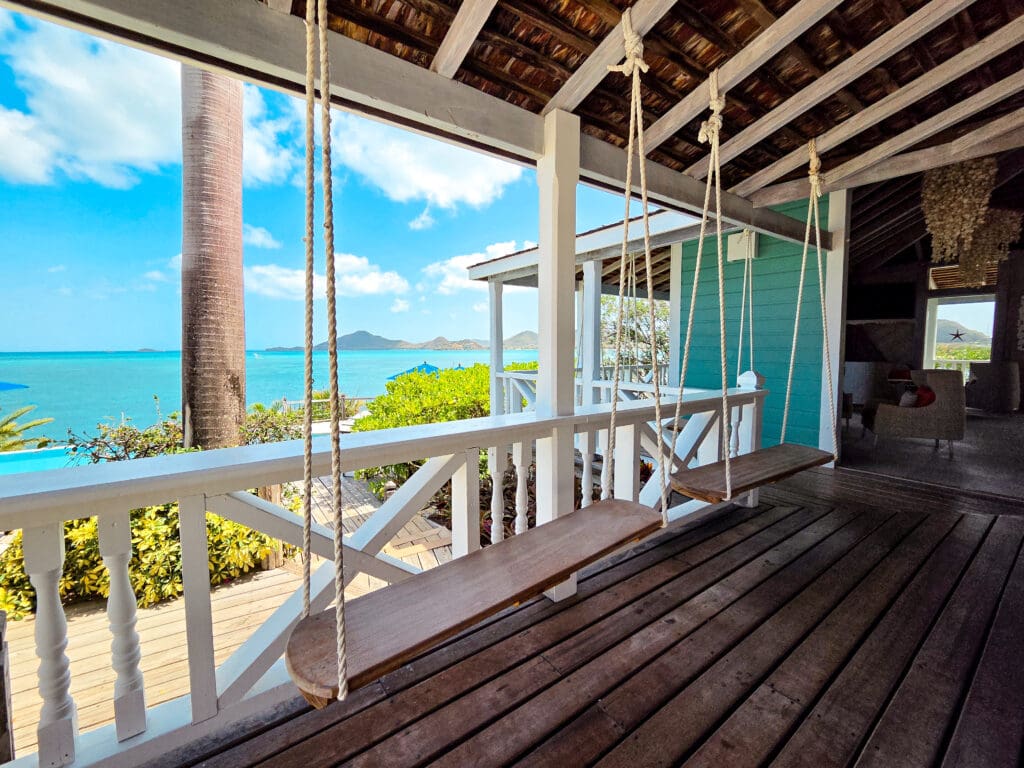 photo of bar swings at beach bar