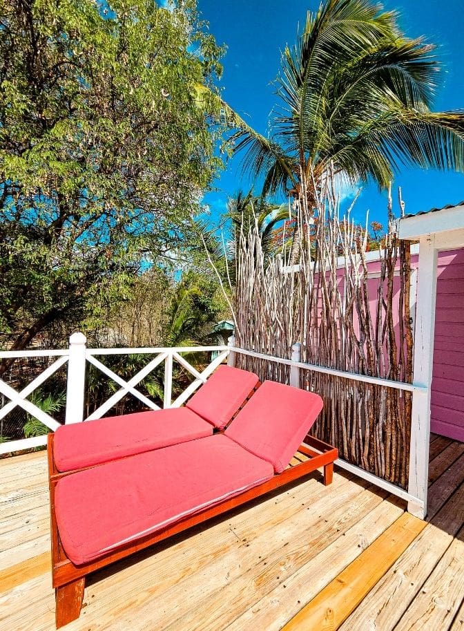 photo of daybeds at Antigua resort