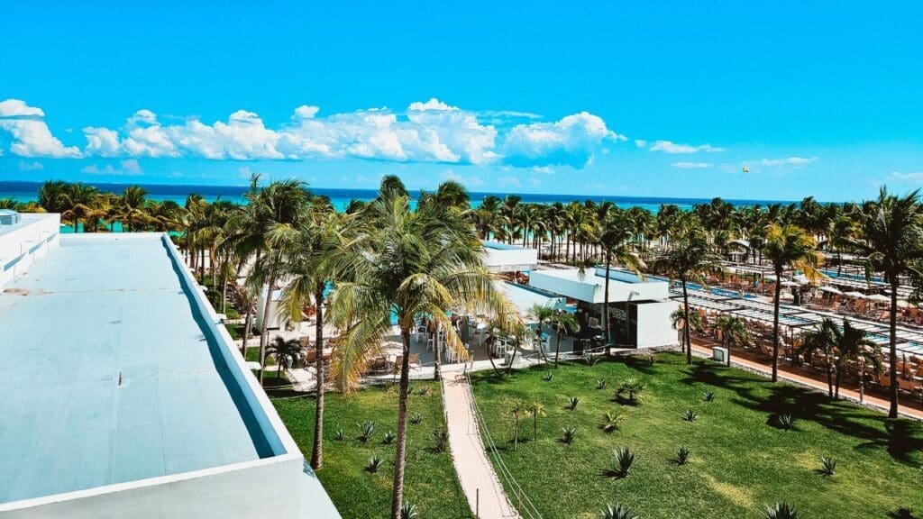 photo of view from Elite Club Suite at Hotel Riu Palace Riviera Maya