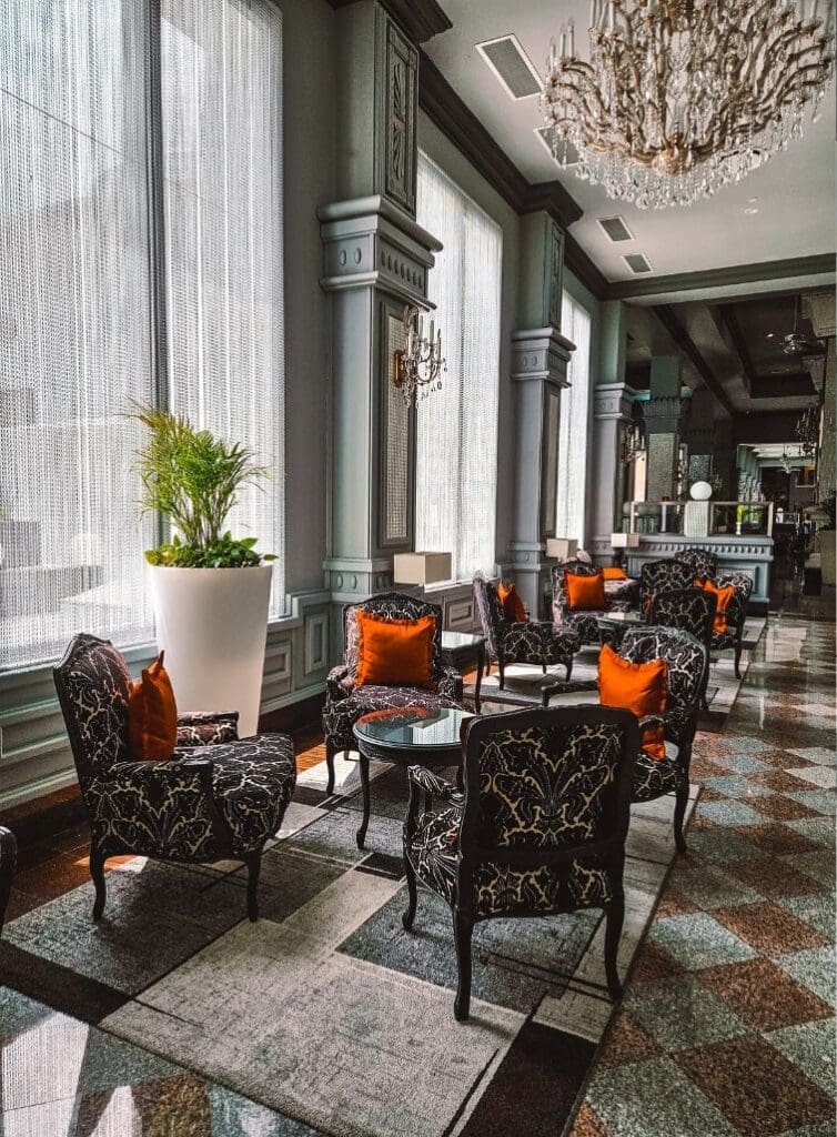 photo of seating area at Hotel Riu Palace