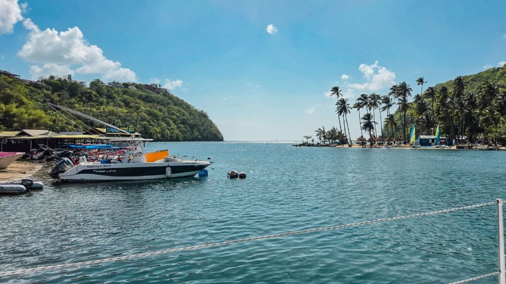 photo of Marigot Bay in St. Lucia