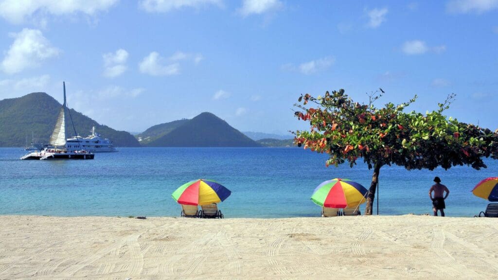 photo of Pigeon Island beach