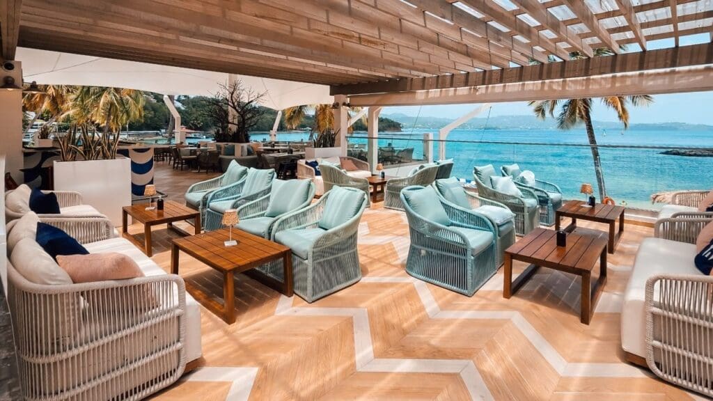 photo of breakfast restaurant at Windjammer Landing in St. Lucia