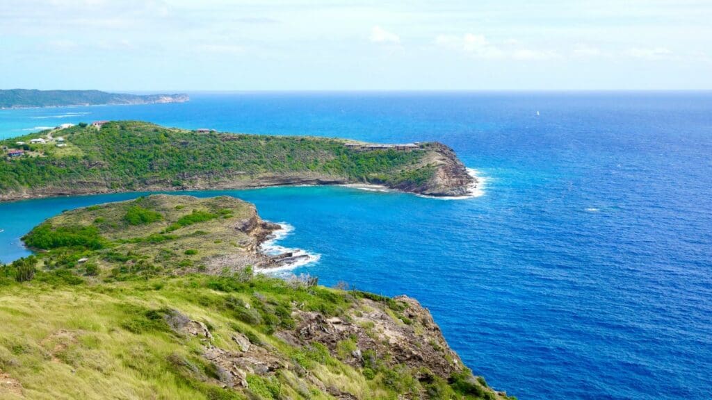photo of landscape and sea in Antigua