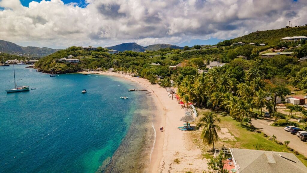 photo of beach and at Antigua