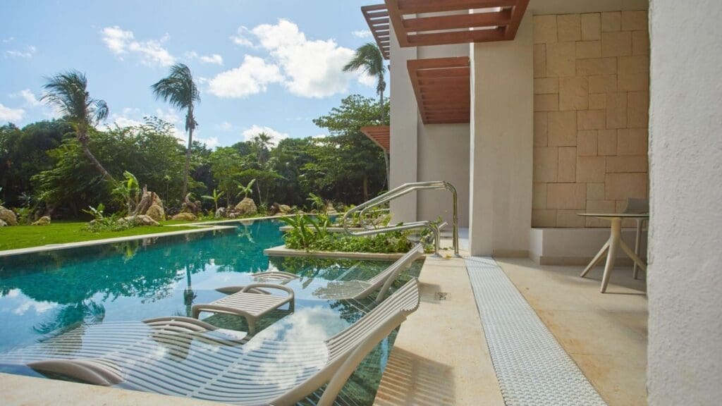 photo of private plunge pools in Bahia Principe Explore Akumal