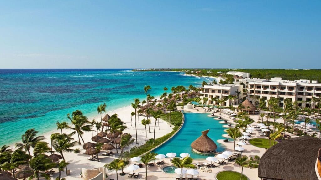 aerial image of Secrets Akumal Riviera Maya