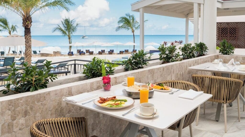 photo of outdoor dining at Royalton CHIC Antigua