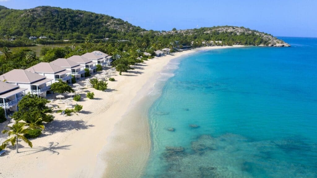 photo of aerial shot of Galley Bay Resort & Spa in Antigua