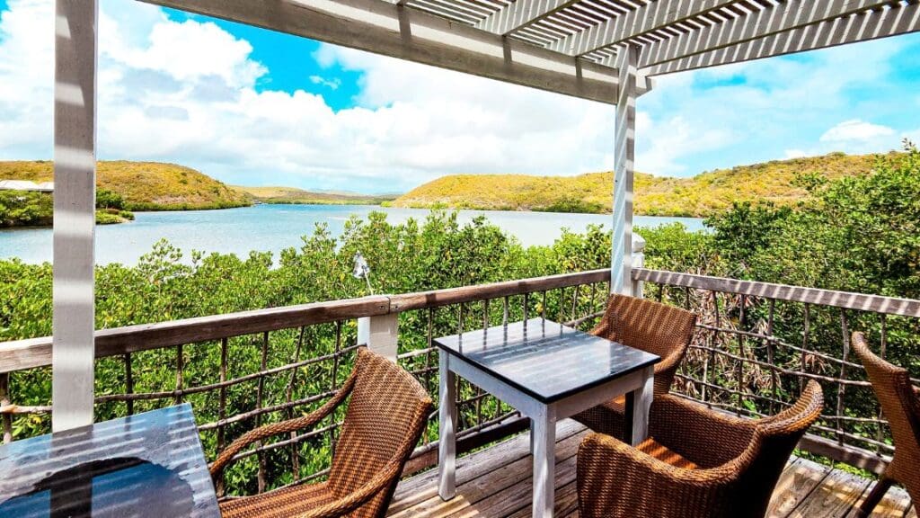 view from Drift Restaurant & Bar in Antigua