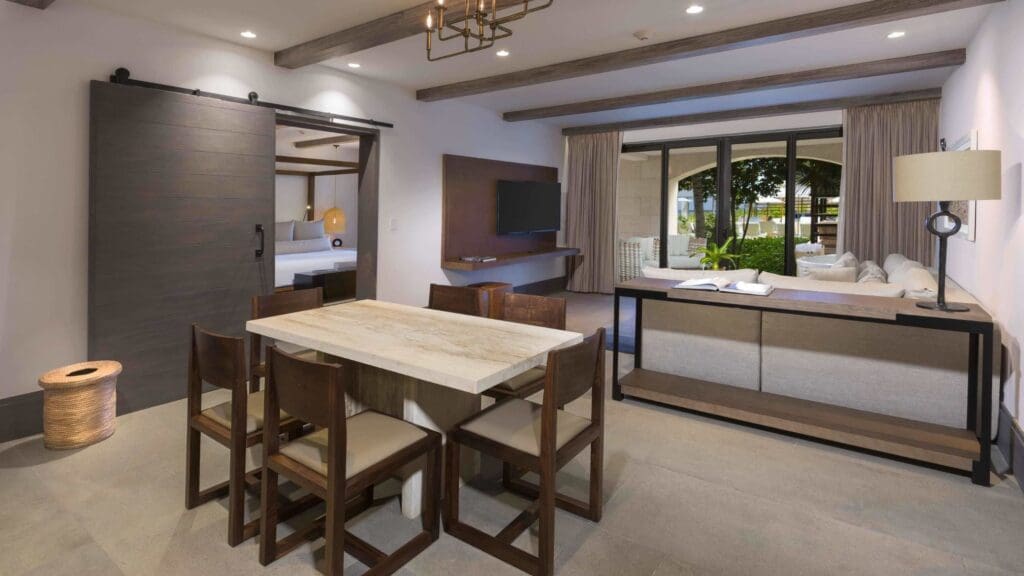 photo of living space at hotel suite in UNICO 20°87° Hotel Riviera Maya