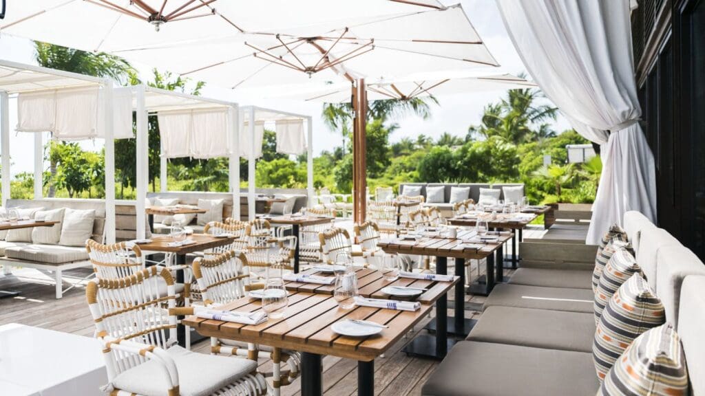 photo of outdoor restaurant at Riviera Maya resort