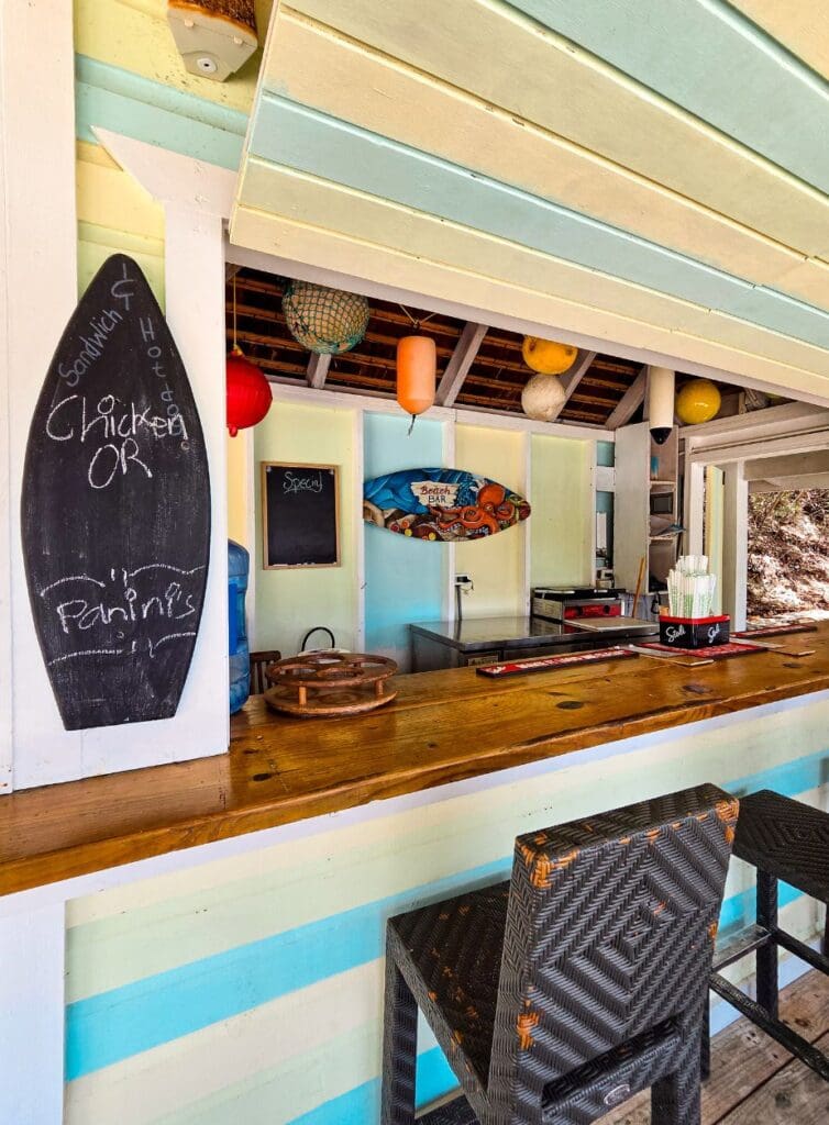 photo of bar at The Escape in Antigua